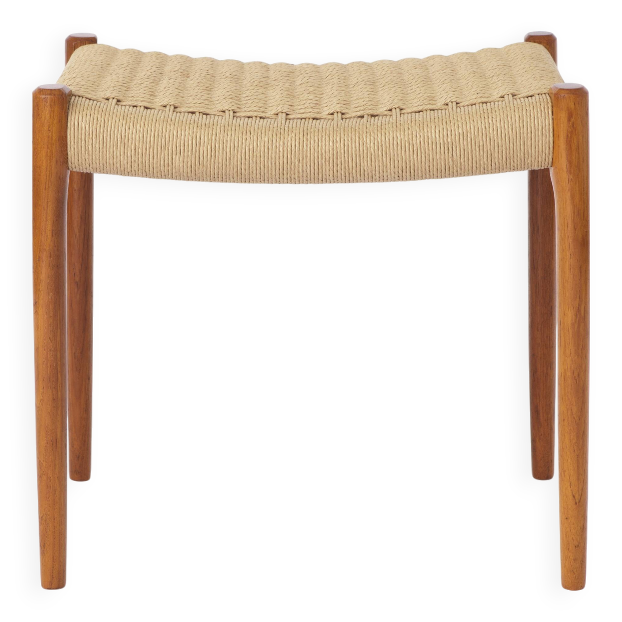 1 of 2 Niels Moller Ottoman Teak 1950s Vintage