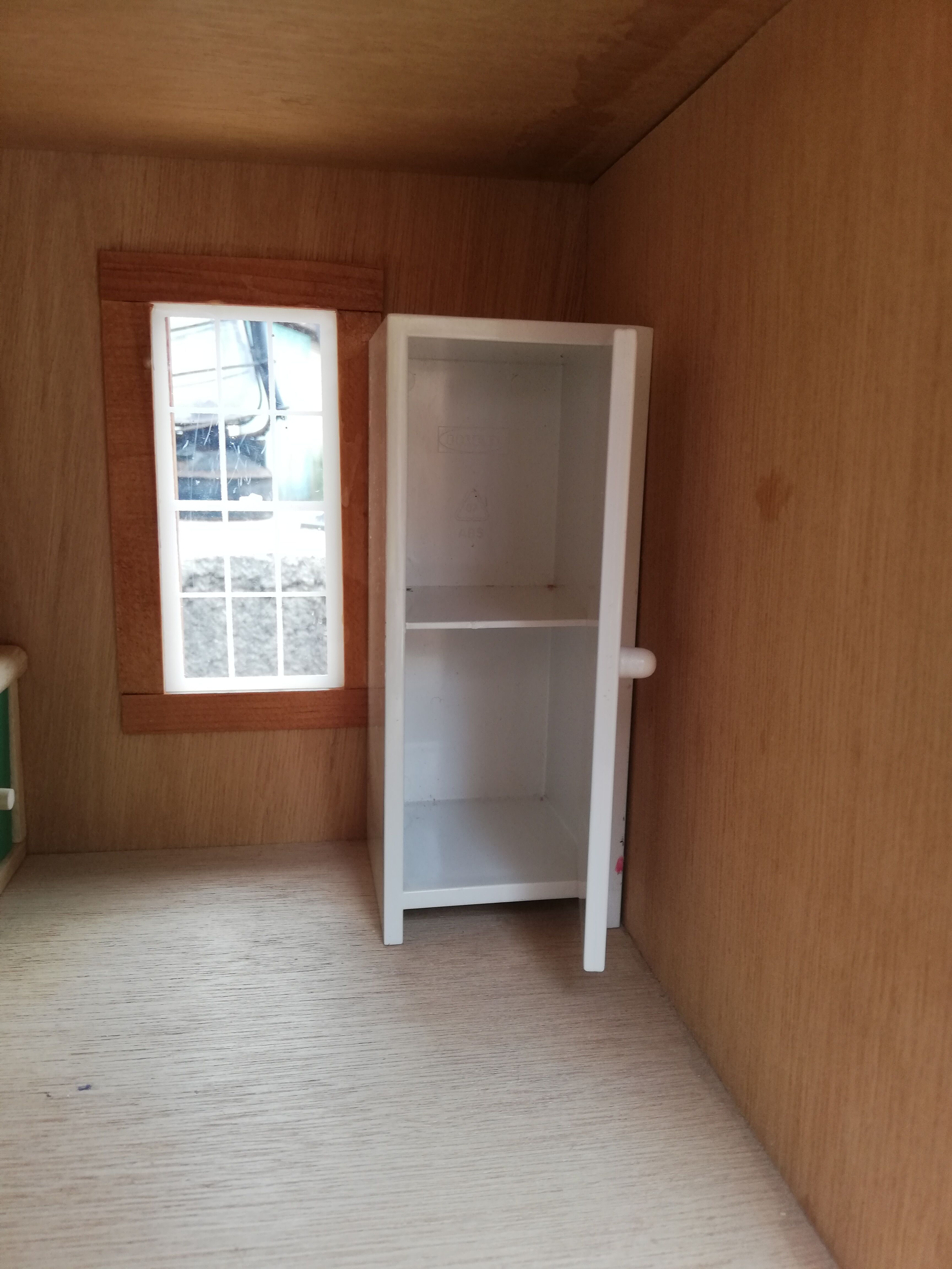 Vintage wooden dollhouse