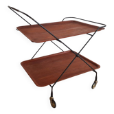 Mid-century modern, teak bar, Paul Nagel, Sweden, 1960s.