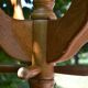 Vintage floor-standing coat rack
