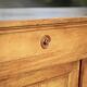 Low wooden sideboard, chest, storage unit, interior decoration Measurement: Length 140 cm. Height