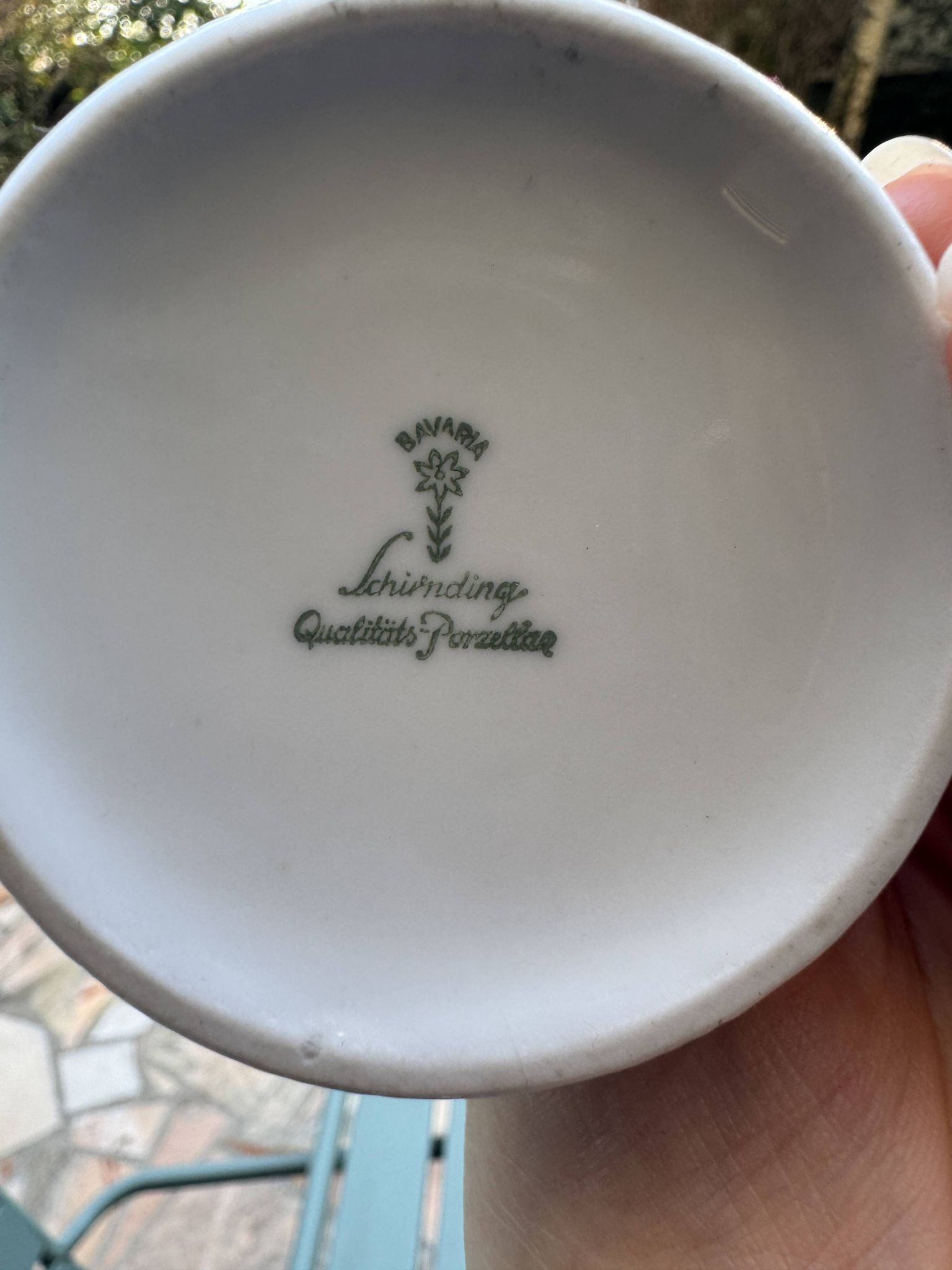 Vintage tea service from the 70s – Schirnding Bavaria – 2 cups + plates