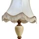 Antique alabaster floor lamp