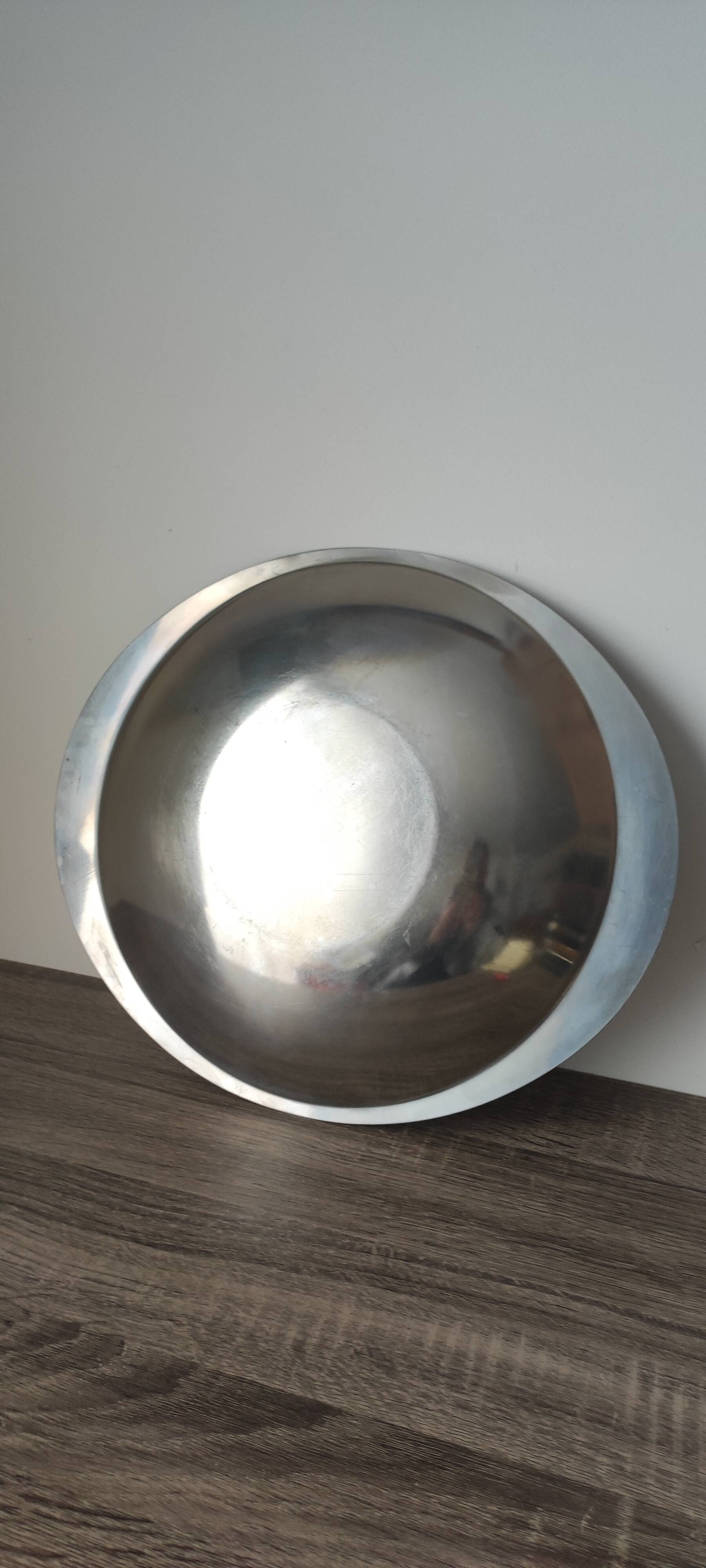 Plat en inox vintage