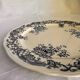 Assiette bleue en porcelaine vintage Villeroy & Boch Valeria