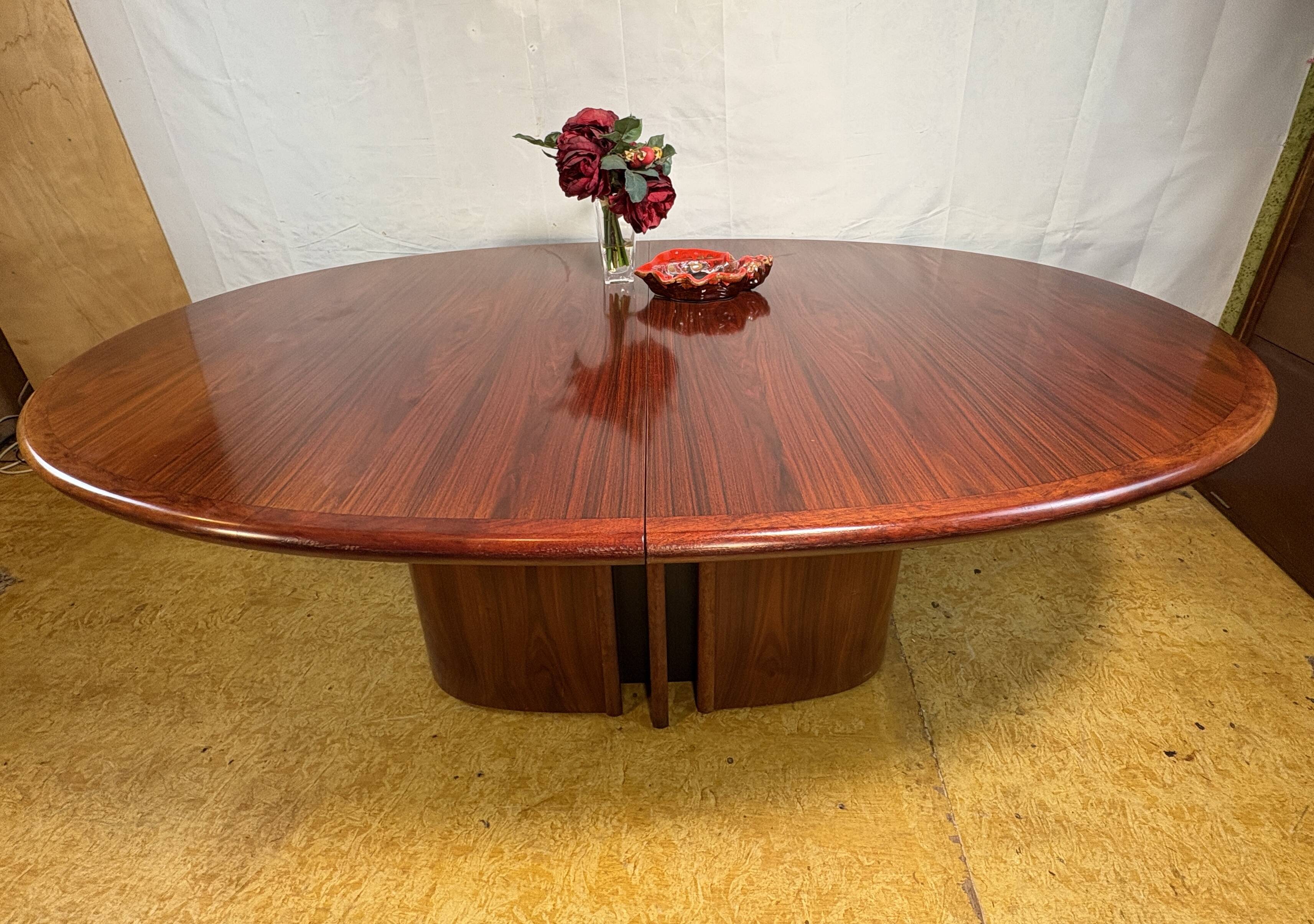 Exceptional Skovby Danish Rosewood Dining Table | Mid-Century | Sculptural