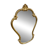 Vintage Louis XV style gilded wood mirror Baroque mirror