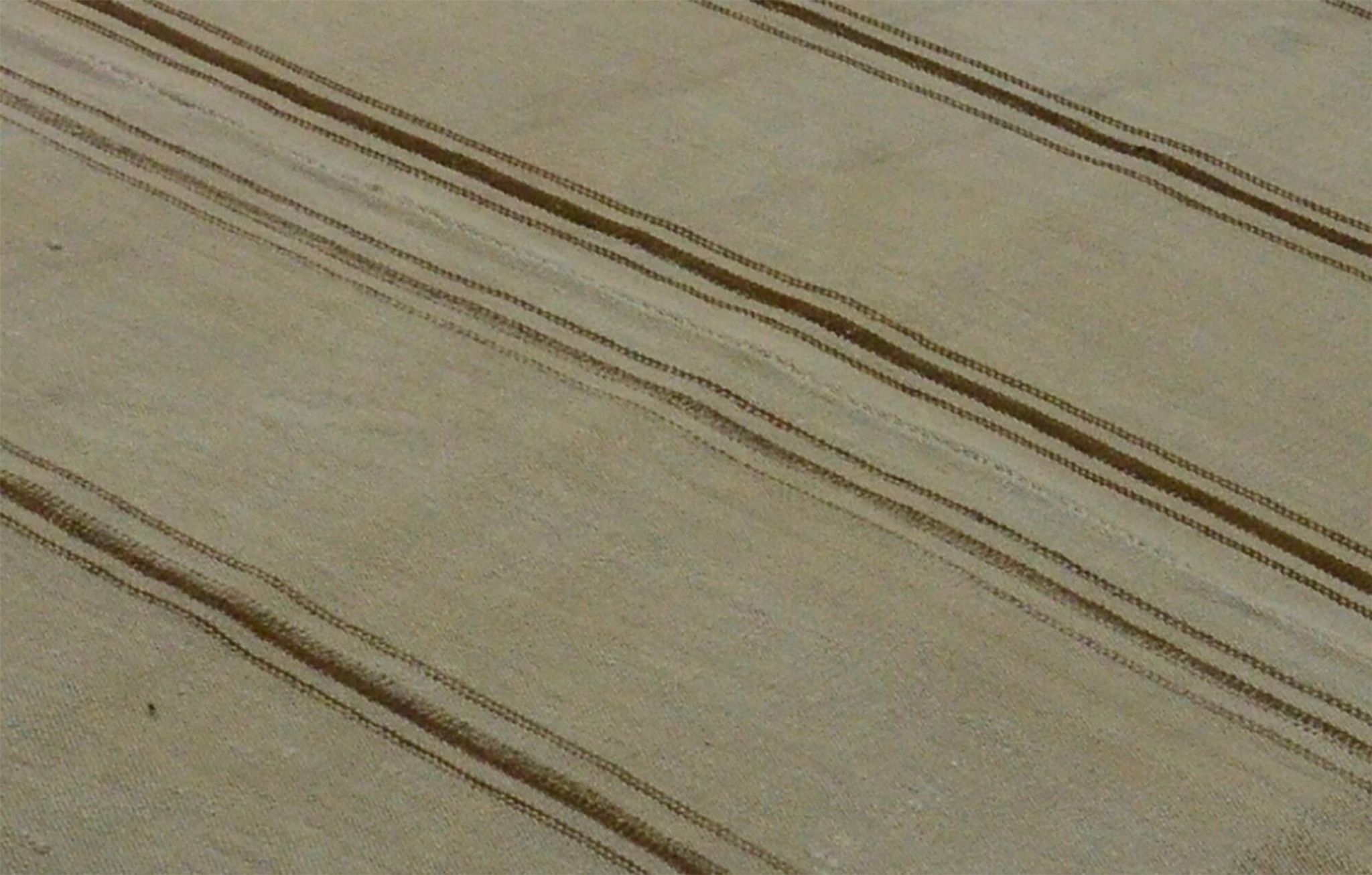 Turkish Kilim Konya Vintage 166x268 cm Beige Minimalist Stripes