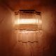 Lamp glass wall lamp 1980