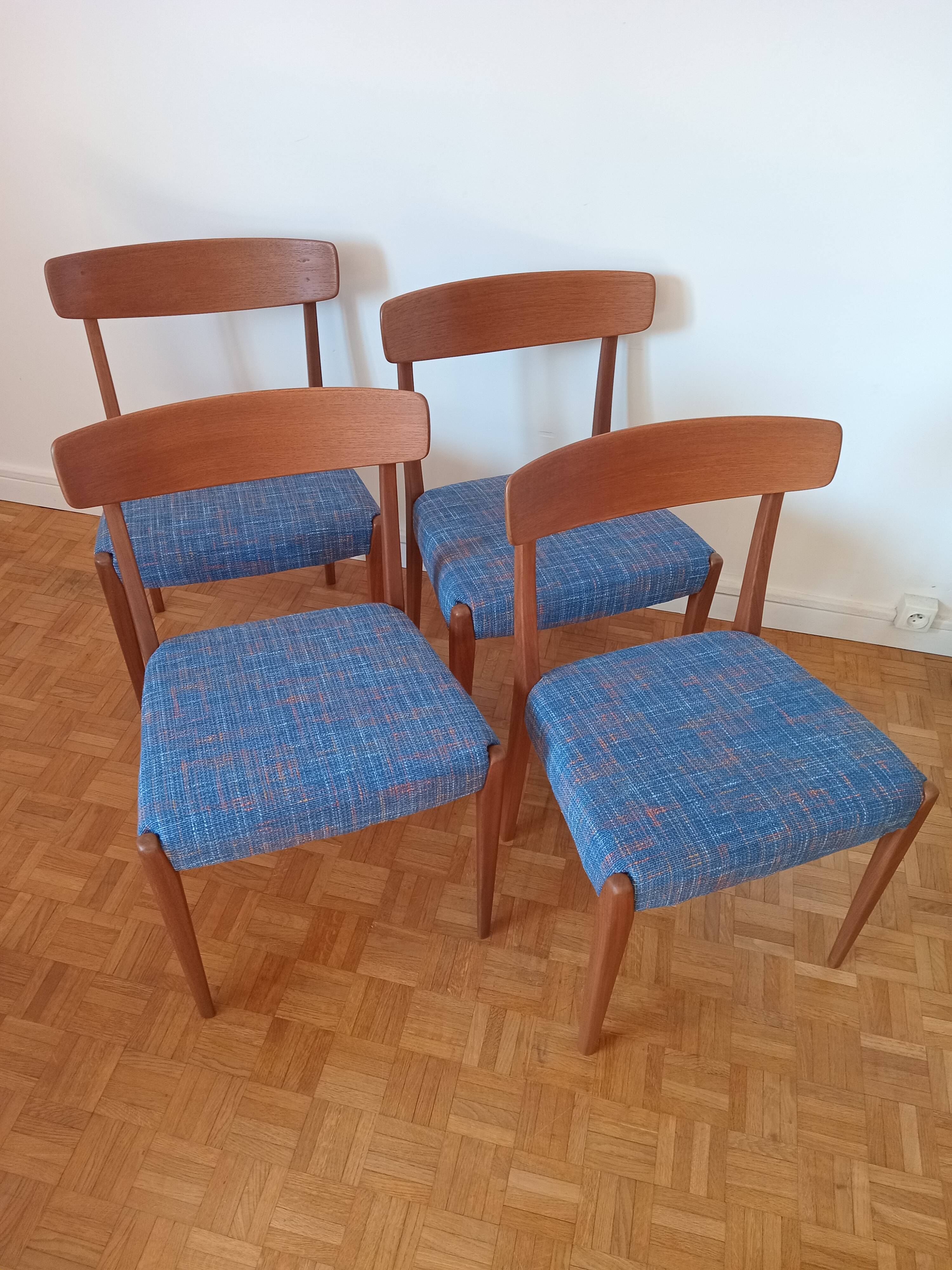 Swedish vintage teak chairs – PKaraborgs Mobelindustri AB TRIBO