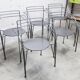 Set of 6 "Silver Moon" armchairs by Pascal Mourgue 1985