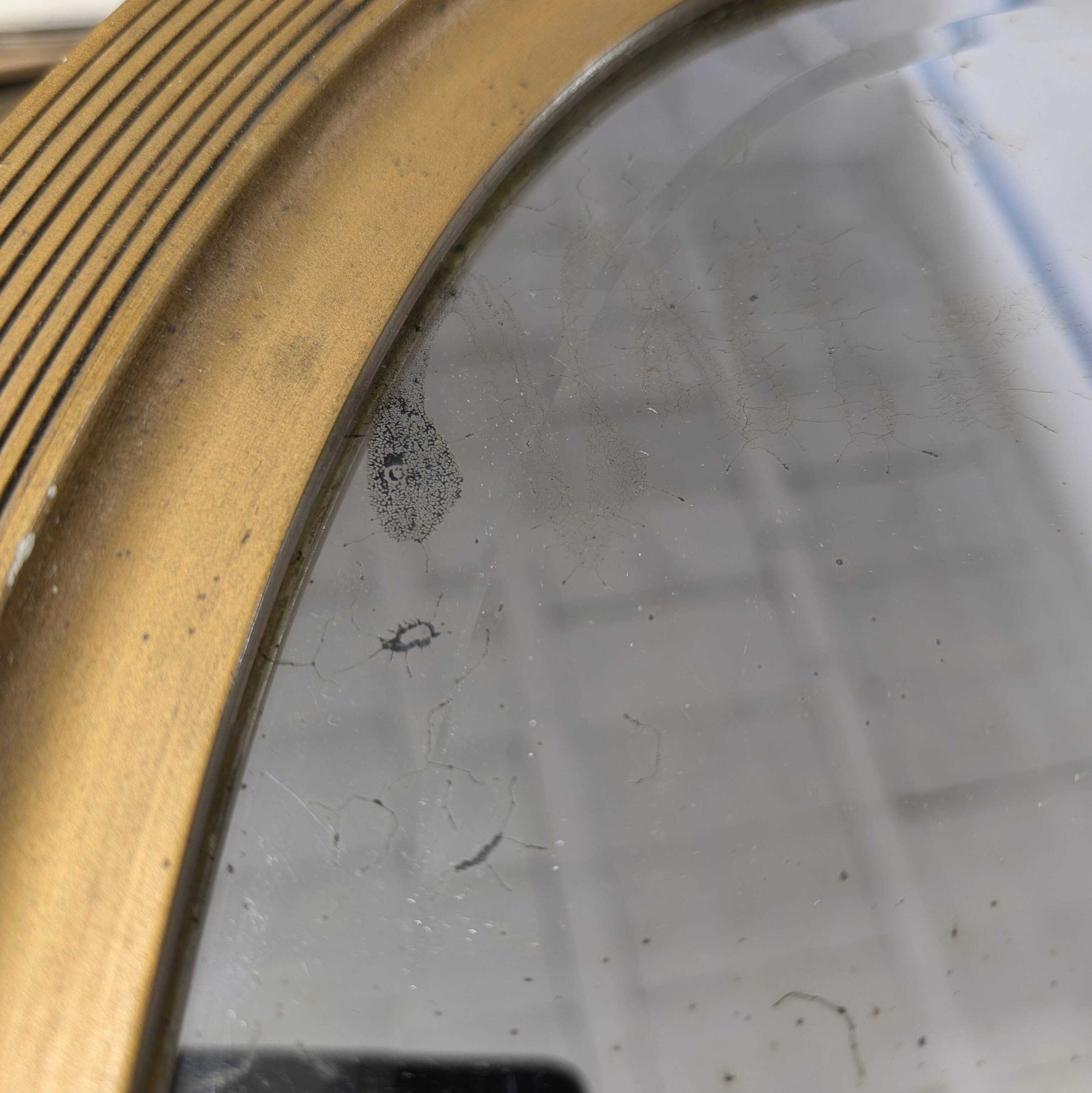 Art Deco Oval Mirror