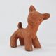 Walter Bosse Large Ceramic Sculpture of Baby Deer, Austria, 1920s