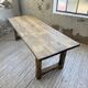 Table de ferme travail pin 1950 220cm