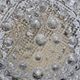 Bubble glass ceiling light mid-century by Motoko Ishii for STAFF