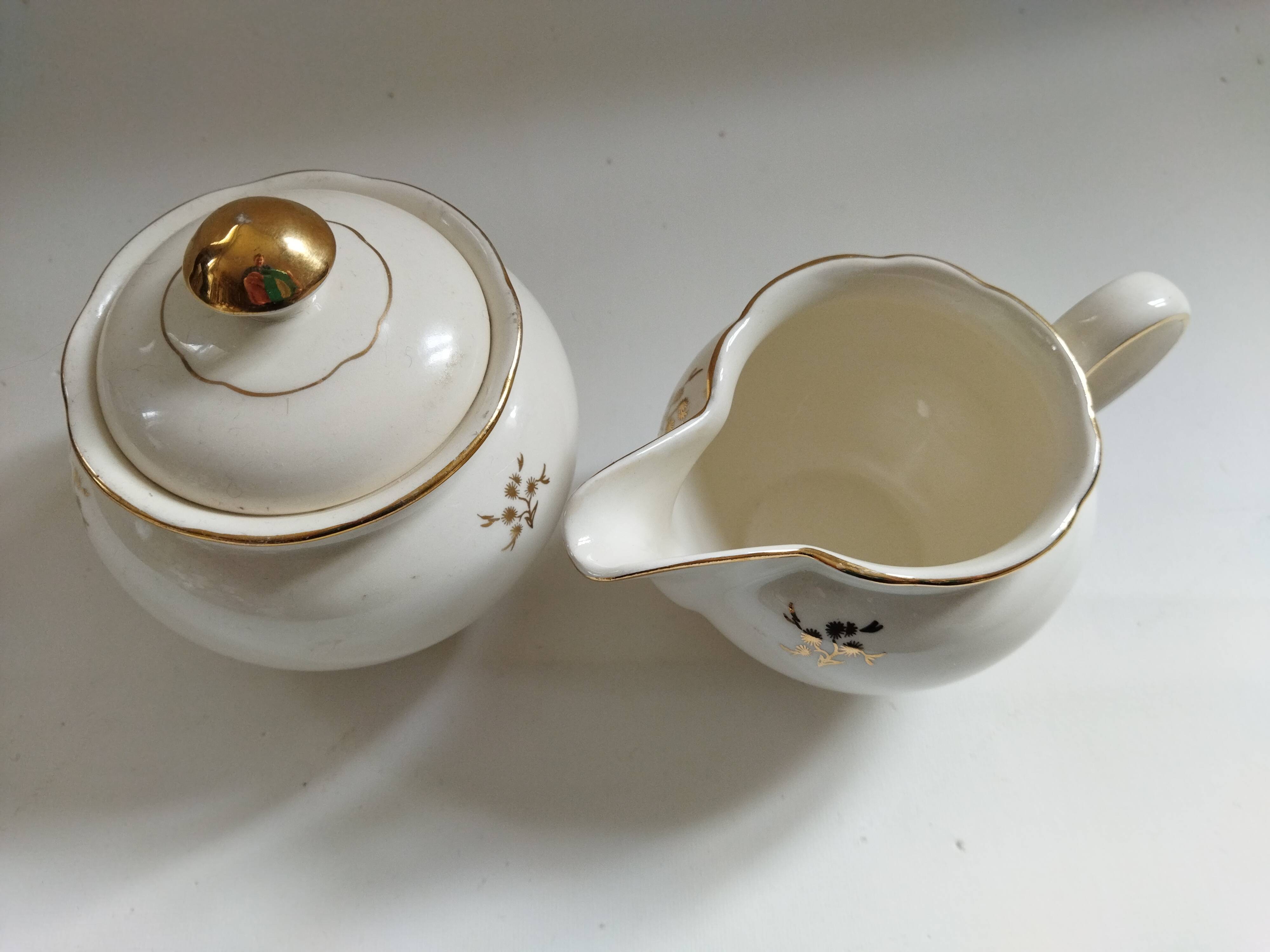 Sucier and creamer Villeroy & Boch vintage 1950s