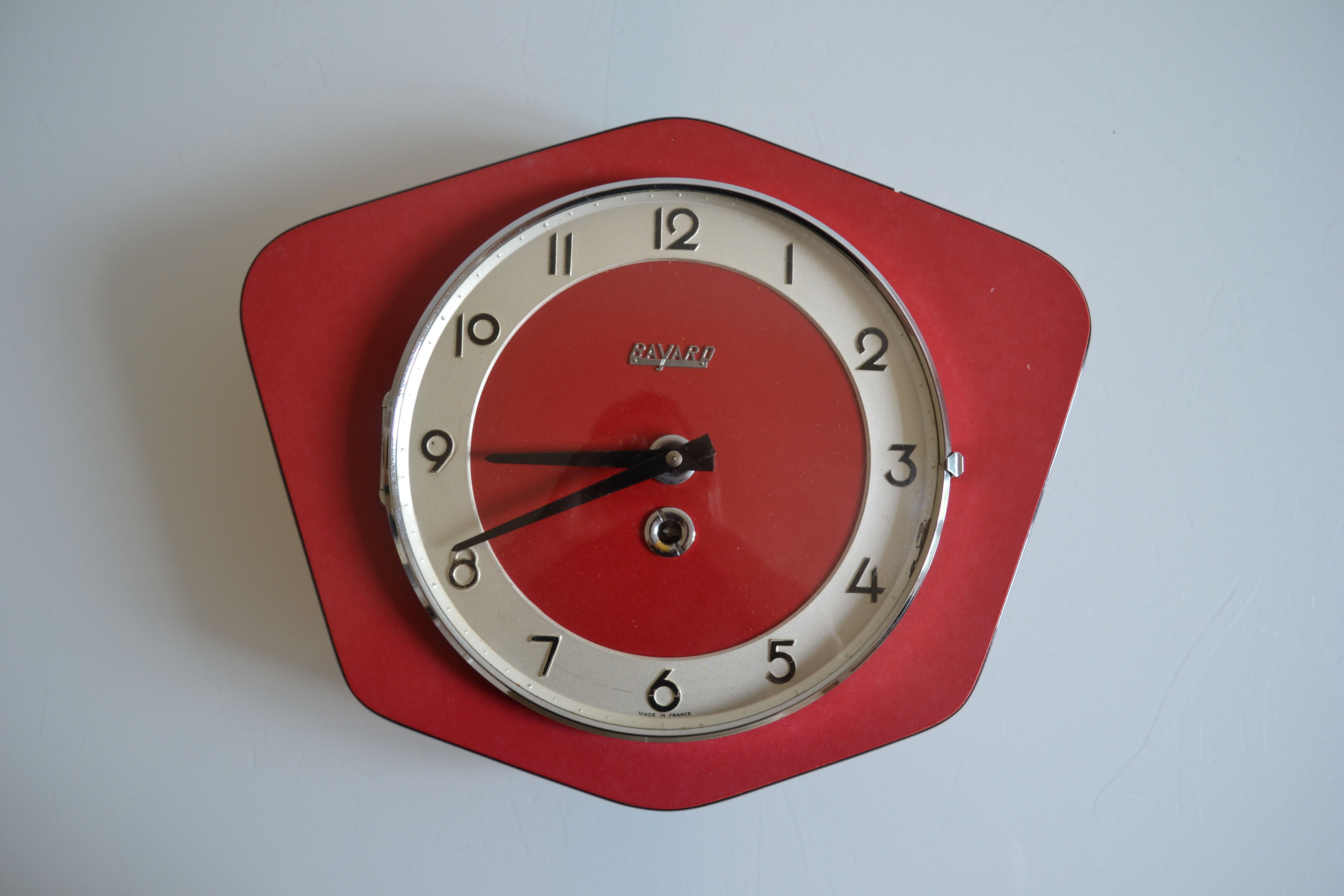 Formica Bayard 60's clock