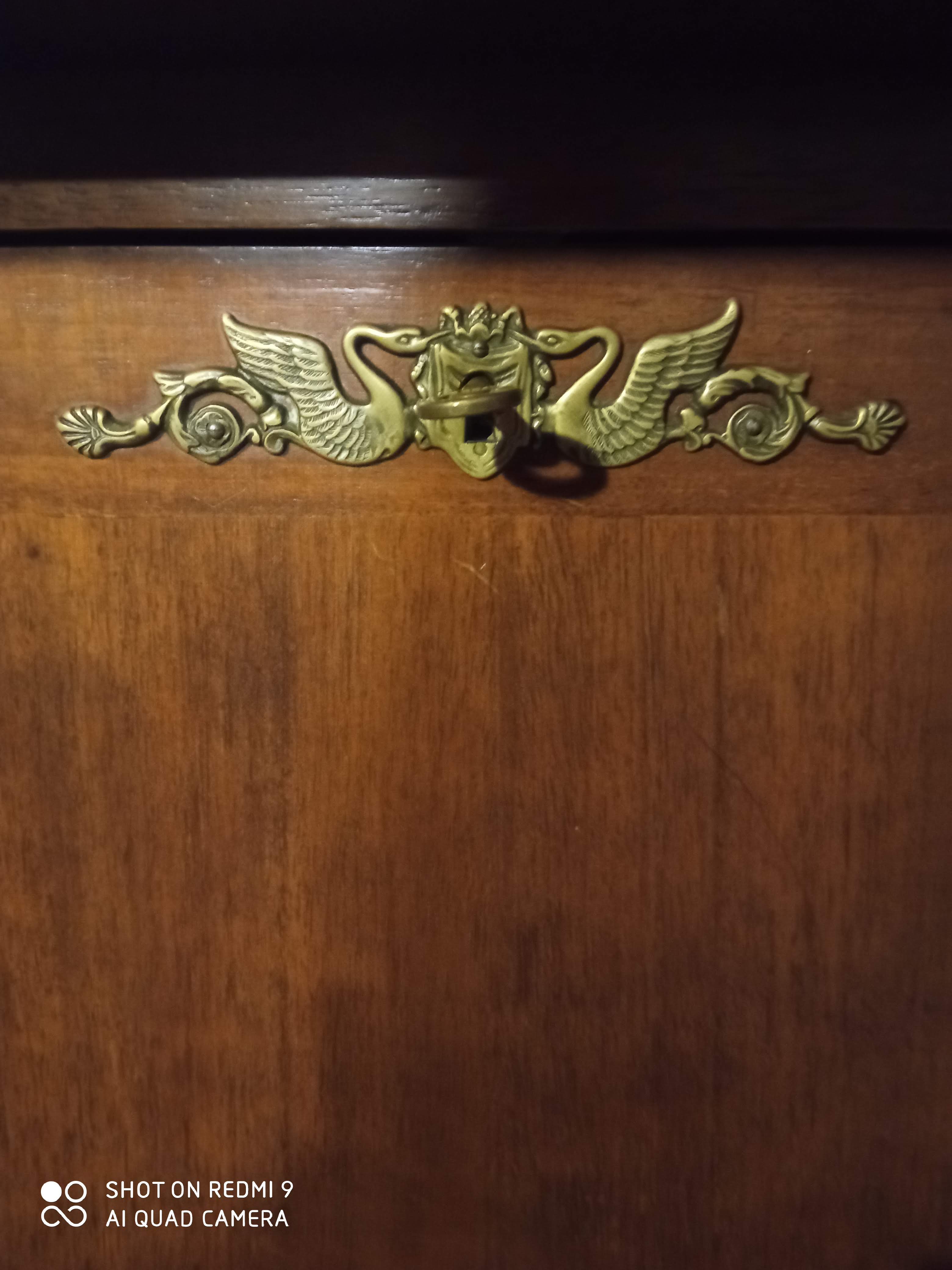 Former secretary empire in walnut