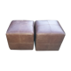 Poufs cuir