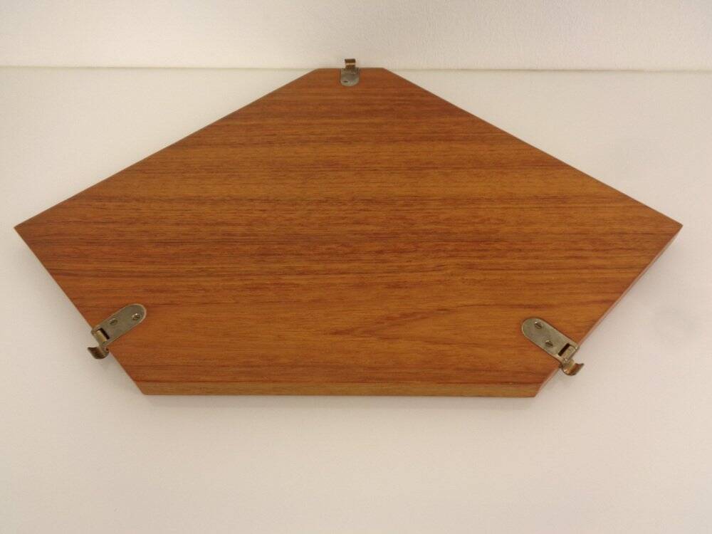 Swedish Teak Corner Shelf by Kajsa and Nils Nisse Strinning for String, 1950s