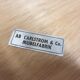 Pair of Scandinavian bedside tables by ab carlström & co möbelfabrik
