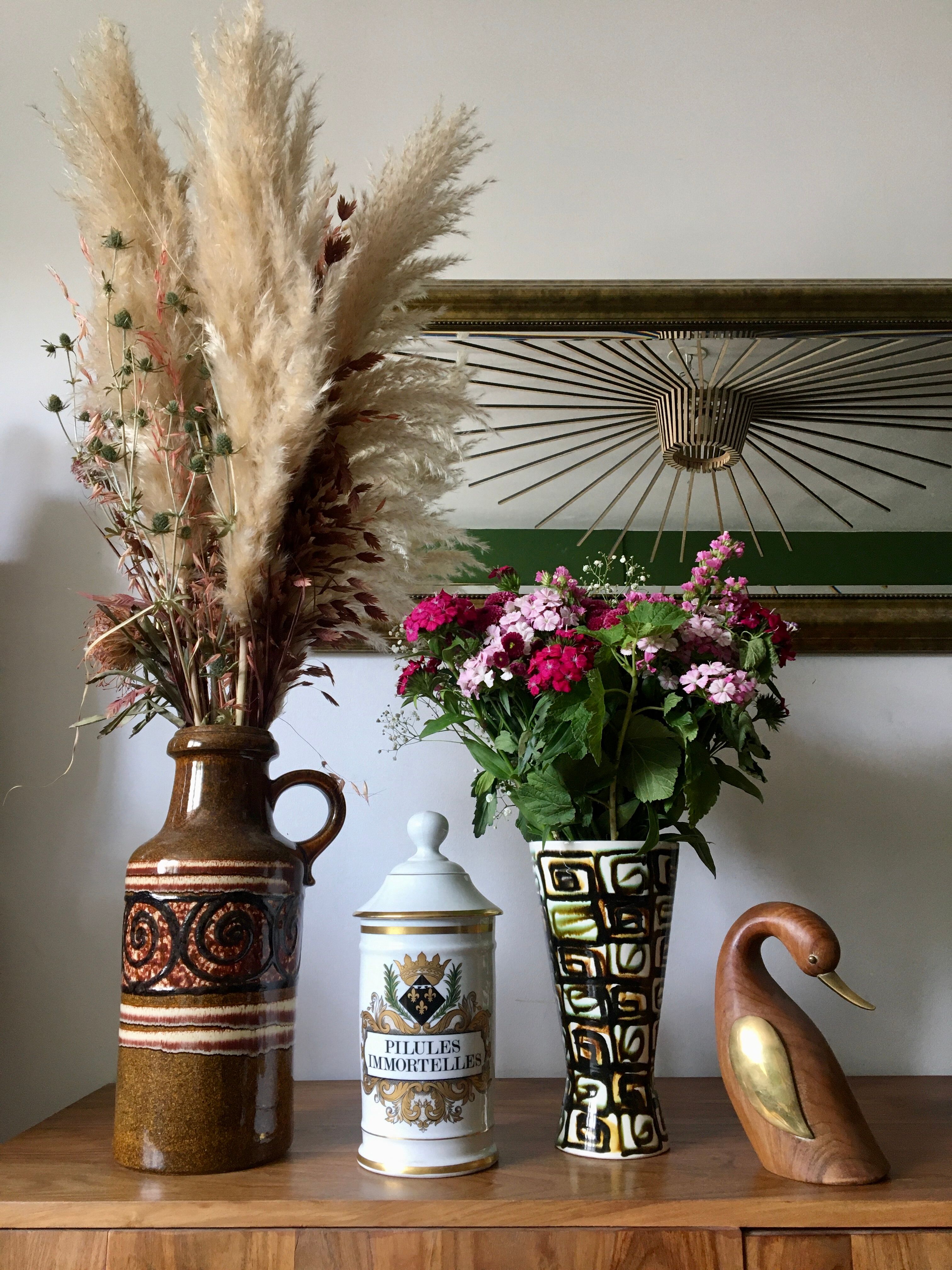 Vase en faïence west germany