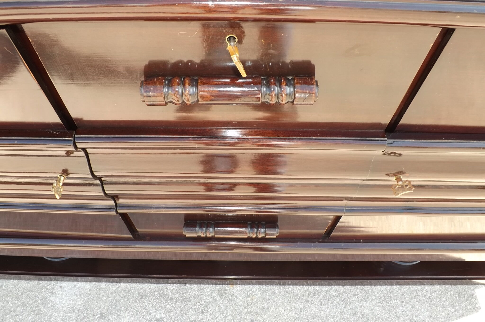 Mahogany buffet by Gaston Poisson, 1925-1930