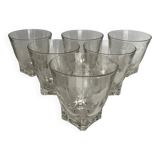 Set of 6 vintage glasses