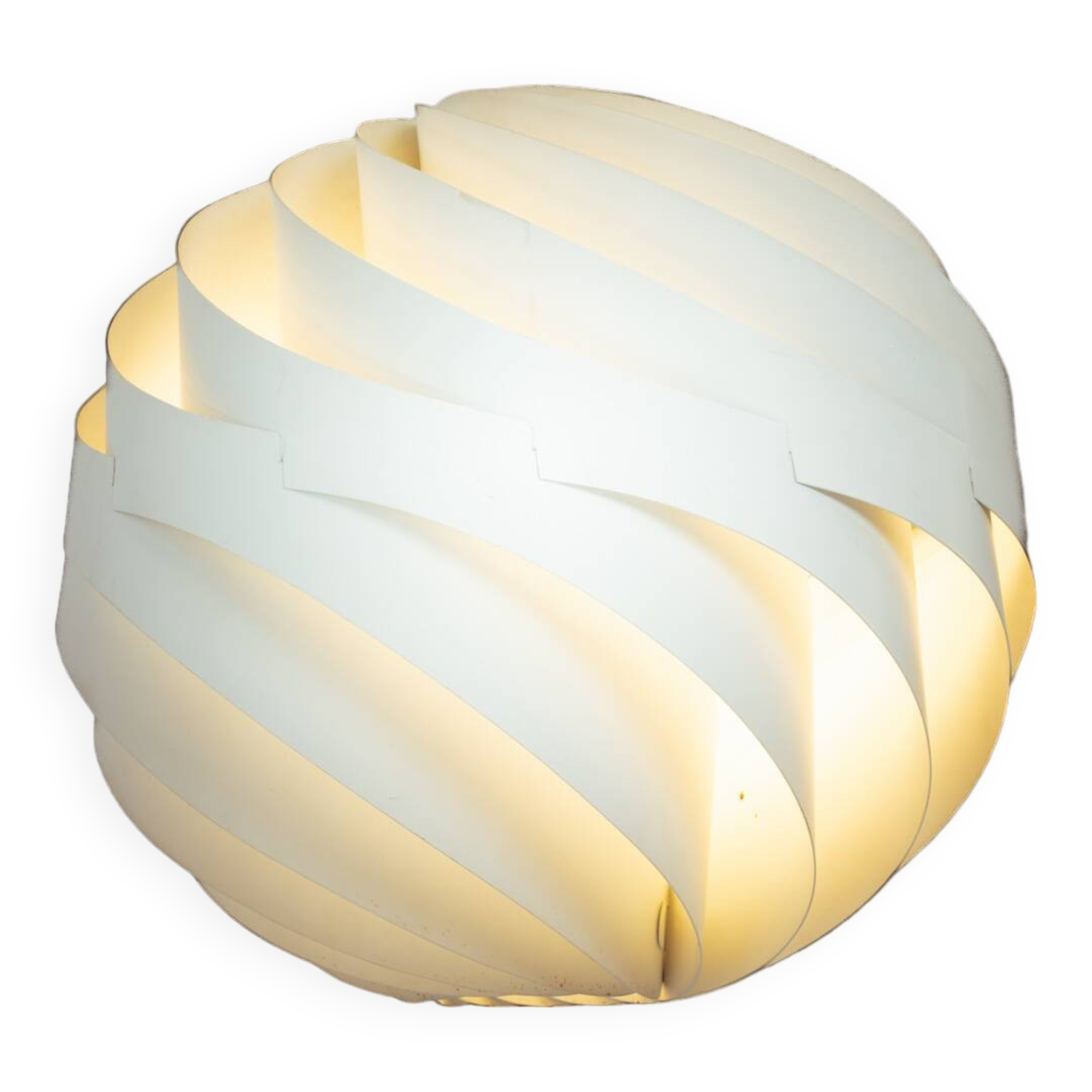 Louis Weisdorf Turbo pendant light for Lyfa, 1965