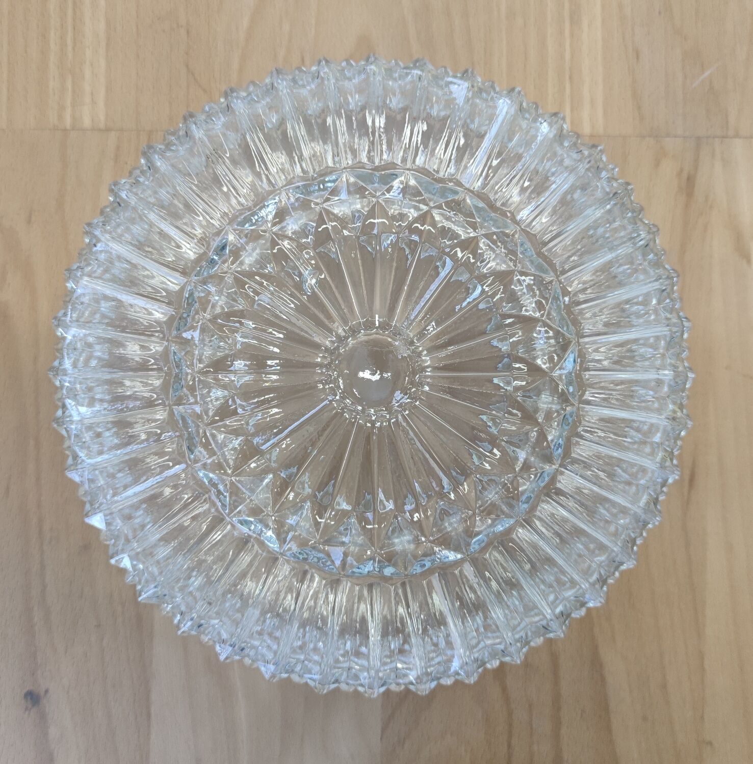 Glass ceiling lamp