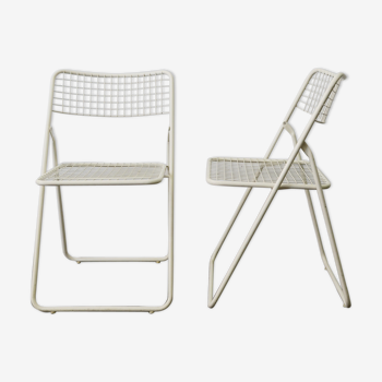 Pair of Niels Gammelgaard folding chairs