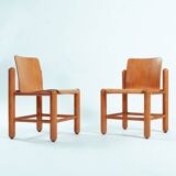 2 Knud Friis & Elmar Moltke Nielsen (Friis & Moltke) Pine dining Chairs