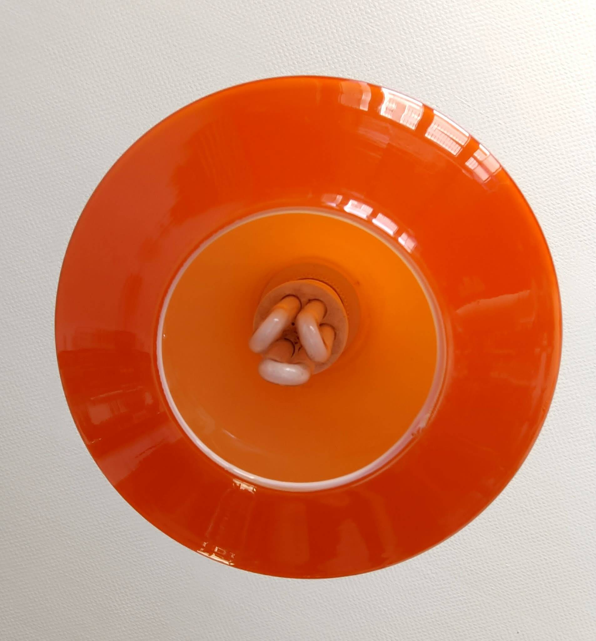 Suspension UFO space age orange 1970