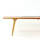 Banc vintage en bois, Tchécoslovaquie, années 1960