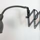 Grey Industrial Gooseneck Scissor Wall Lamp from Elektroinstala, 1960s