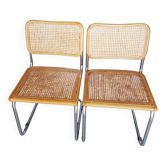 Lot 2 chaises Marcel Breuer B32