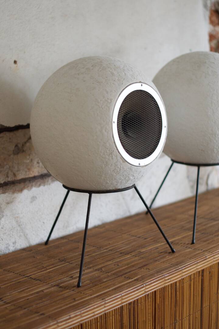 Set of 2 AS40 Bicone Supravox T215s Speakers by Joseph Léon for Elipson - 1960s