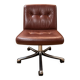 Nomadic leather armchair P128 Osvaldo Borsani