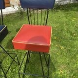 1950s Eiffel Bar Chairs in the Style of Frederick Weinberg - Set of 6