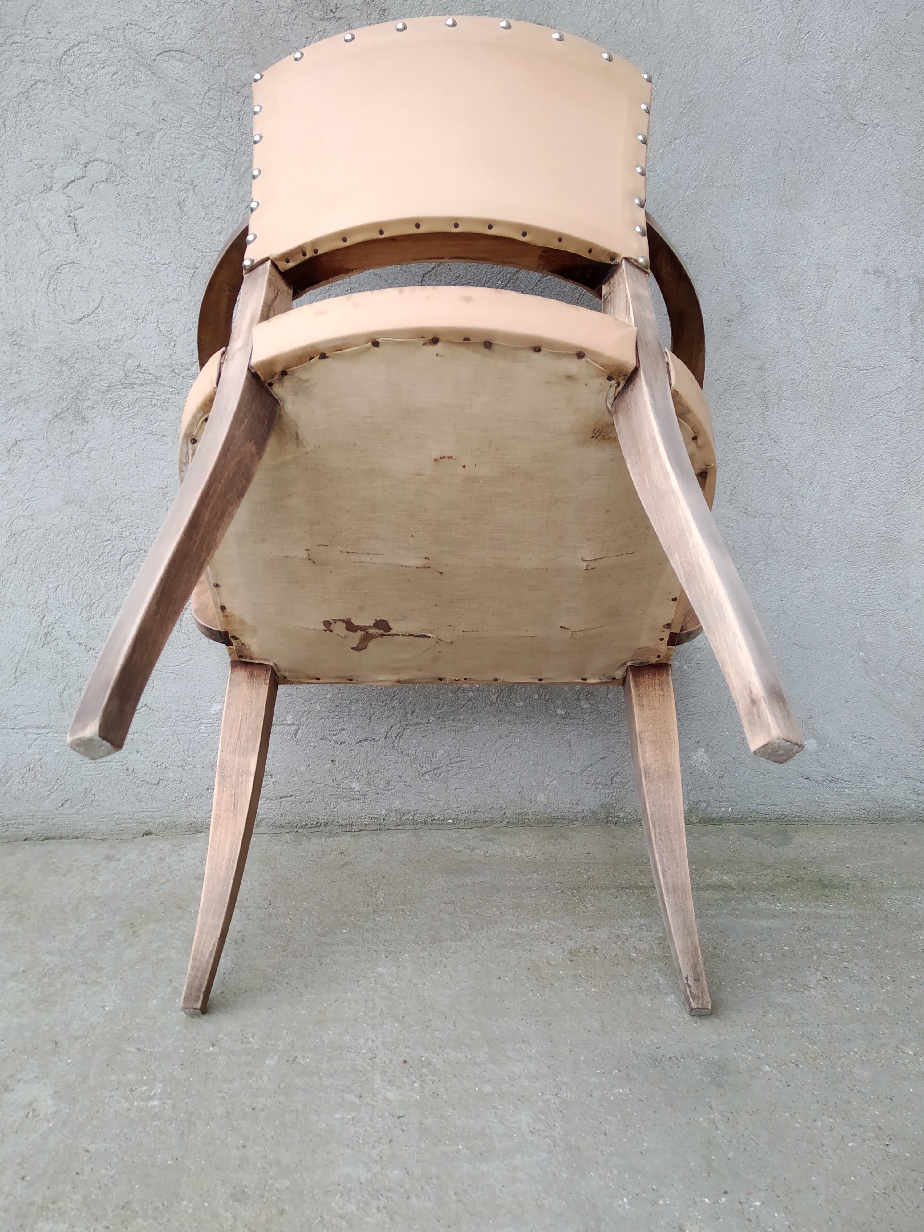 Art Deco bridge armchair