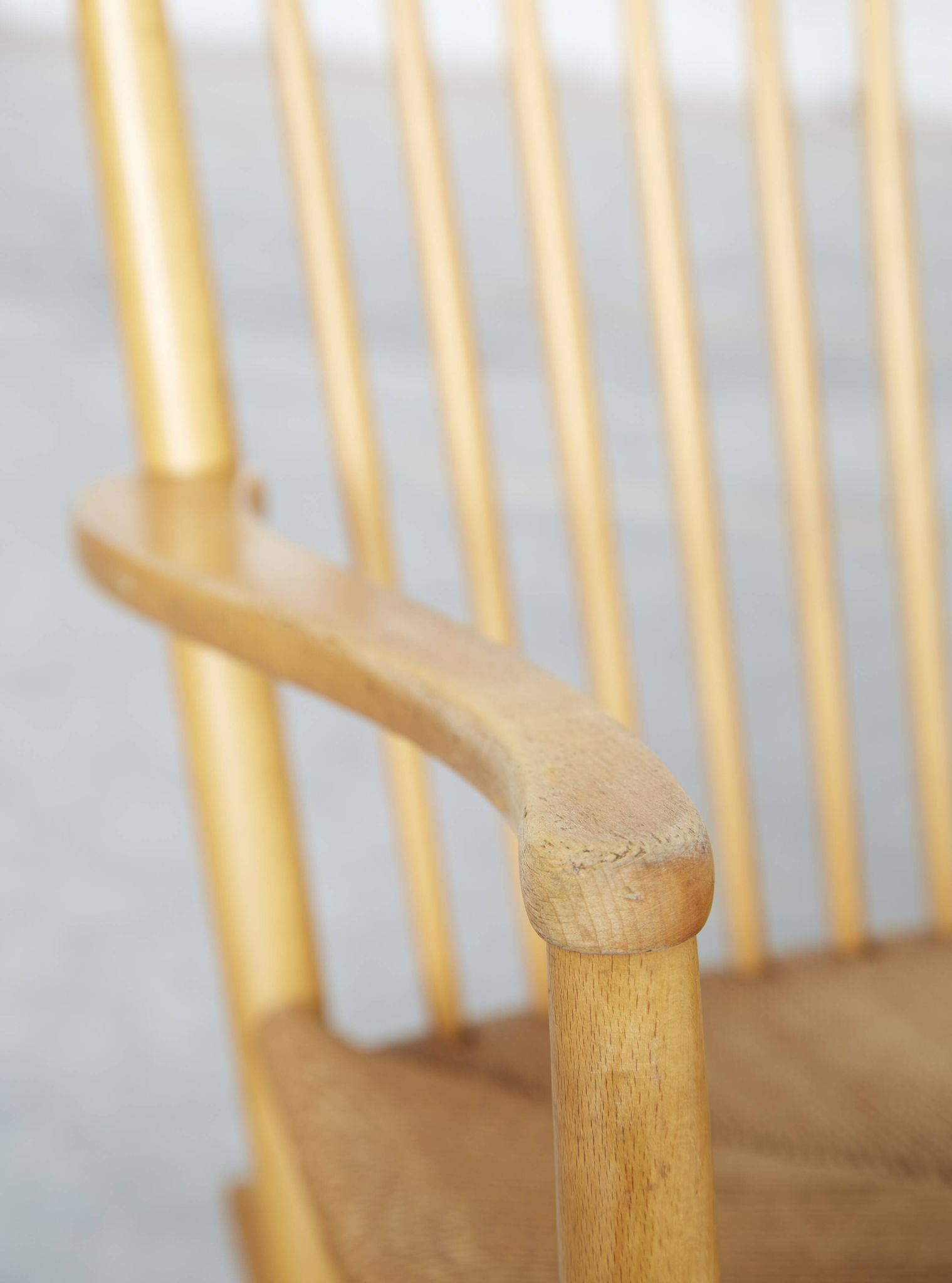 Vintage J16 Rocking Chair by Hans J. Wegner for FDB Møbler, 1960s
