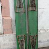 Pair of folding brewery benches