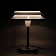 Mid-Century Chrome Table Lamp by Zukov, 1970s