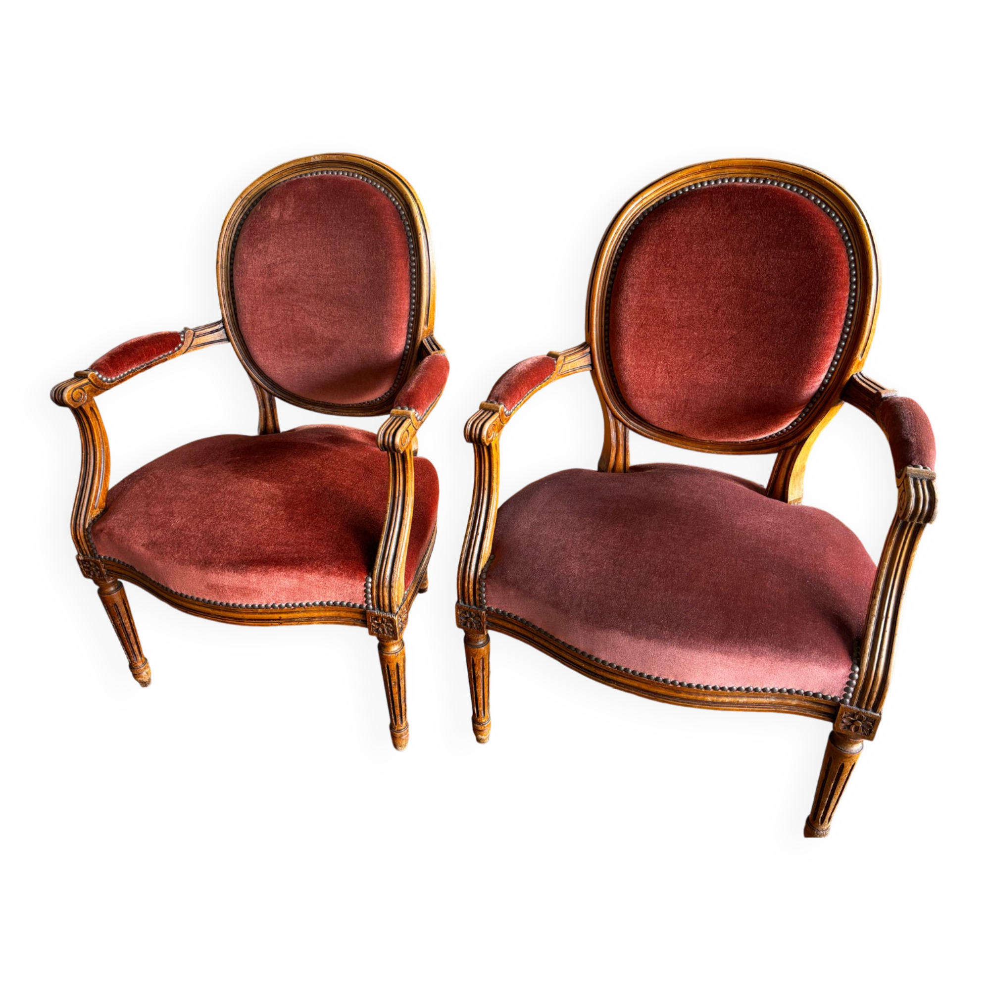 Pair of classic armchairs