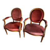 Pair of classic armchairs