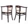 1930s pair of restored Thonet armchairs, Czechoslovakia