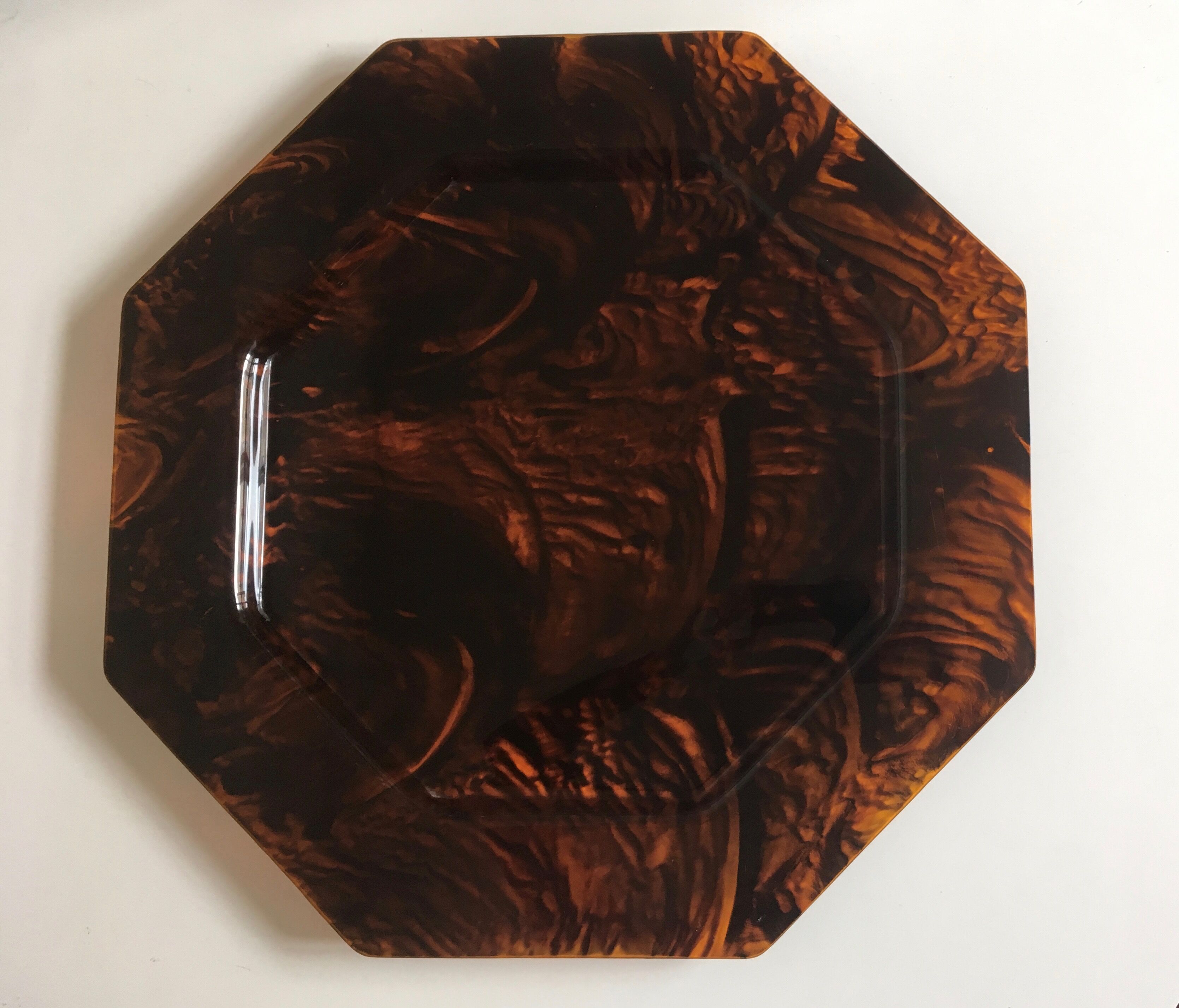 XL tray in lucite scale 1970 Pompidou era