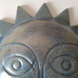 Ceramic sun 60s Jean Varoqueaux