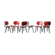 6 Revolt chairs by Friso Kramer for Ahrend De Cirkel, the Netherlands, 1956