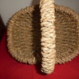 woven straw basket